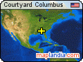 Courtyard Columbus satellite map