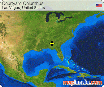Courtyard Columbus satellite map