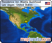 Residence Inn Atlanta Buckhead satellite map