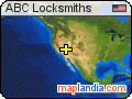 ABC Locksmiths satellite map