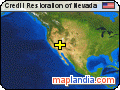Credit Restoration of Nevada satellite map
