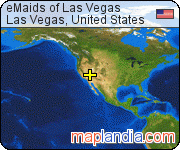 eMaids of Las Vegas satellite map
