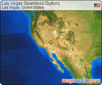 Las Vegas Seamless Gutters satellite map