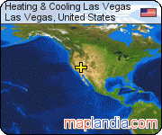 Heating & Cooling Las Vegas satellite map