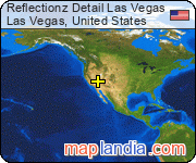 Reflectionz Detail Las Vegas satellite map