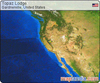 Topaz Lodge satellite map