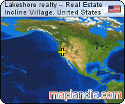 Lakeshore realty -- Real Estate satellite map