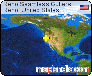 Reno Seamless Gutters satellite map