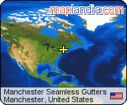 Manchester Seamless Gutters satellite map