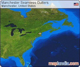 Manchester Seamless Gutters satellite map