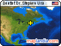 Dentist Dr. Stephen Ura satellite map