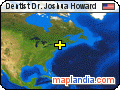 Dentist Dr. Joshua Howard satellite map