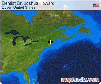 Dentist Dr. Joshua Howard satellite map