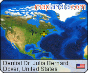 Dentist Dr. Julia Bernard satellite map