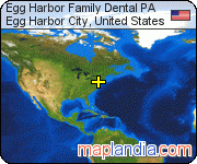 Egg Harbor Family Dental PA satellite map