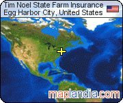 Tim Noel State Farm Insurance satellite map