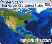 Mister Sparky satellite map