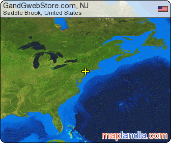 GandGwebStore.com, NJ satellite map