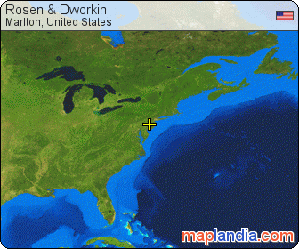 Rosen & Dworkin satellite map