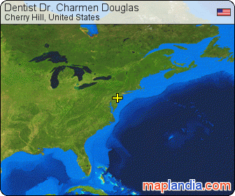 Dentist Dr. Charmen Douglas satellite map