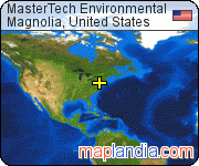 MasterTech Environmental satellite map