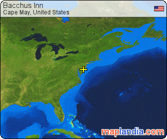 Bacchus Inn satellite map