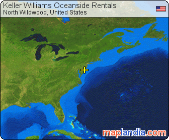 Keller Williams Oceanside Rentals satellite map