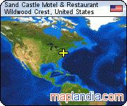 Sand Castle Motel & Restaurant satellite map