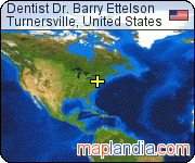 Dentist Dr. Barry Ettelson satellite map