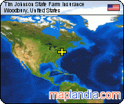Tim Johnson State Farm Insurance satellite map