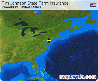 Tim Johnson State Farm Insurance satellite map