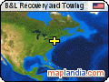 B&L Recovery and Towing satellite map