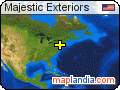 Majestic Exteriors satellite map