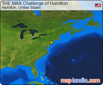 THE MAX Challenge of Hamilton satellite map