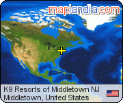 K9 Resorts of Middletown NJ satellite map