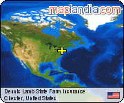 Dennis Lamb State Farm Insurance satellite map