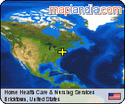Home Health Care & Nursing Services satellite map