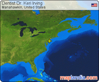 Dentist Dr. Keri Irving satellite map