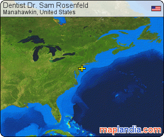 Dentist Dr. Sam Rosenfeld satellite map