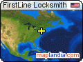 FirstLine Locksmith satellite map