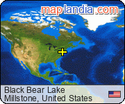 Black Bear Lake satellite map