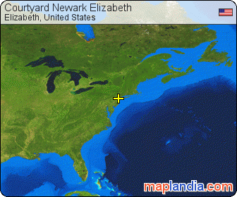 Courtyard Newark Elizabeth satellite map