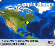 Franks Auto Repair & Auto Body Inc. satellite map