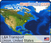 L&A Transport satellite map