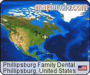 Phillipsburg Family Dental satellite map