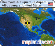 Courtyard Albuquerque Airport satellite map