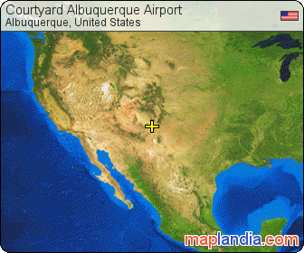 Courtyard Albuquerque Airport satellite map