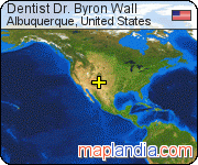 Dentist Dr. Byron Wall satellite map