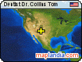 Dentist Dr. Collins Tom satellite map