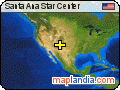 Santa Ana Star Center satellite map